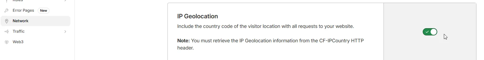 Cloudflare IP Geolocation